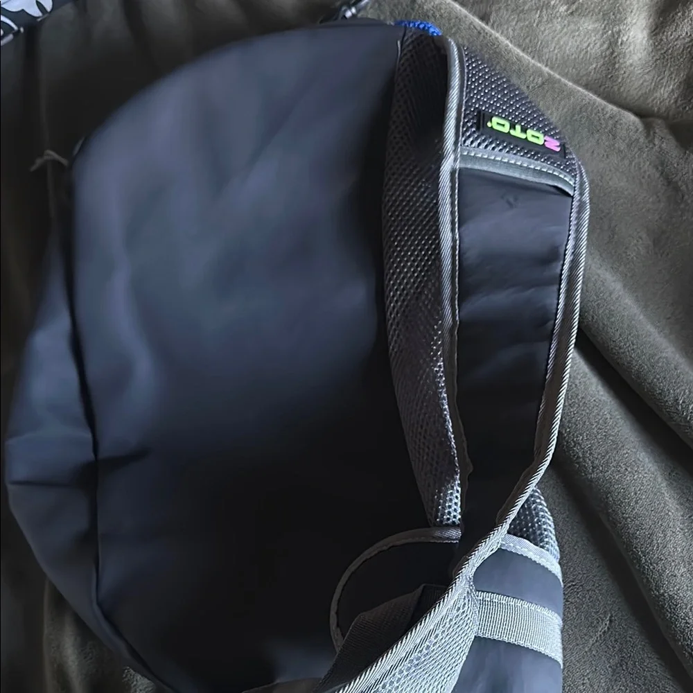 Blue and Gray pet carrier backpack